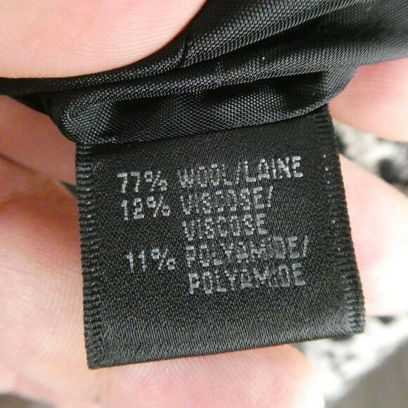 Lafayette 148 New York Tailored Wool Blend Animal Print Full Zip Up Blazer 16 - Picture 9 of 11